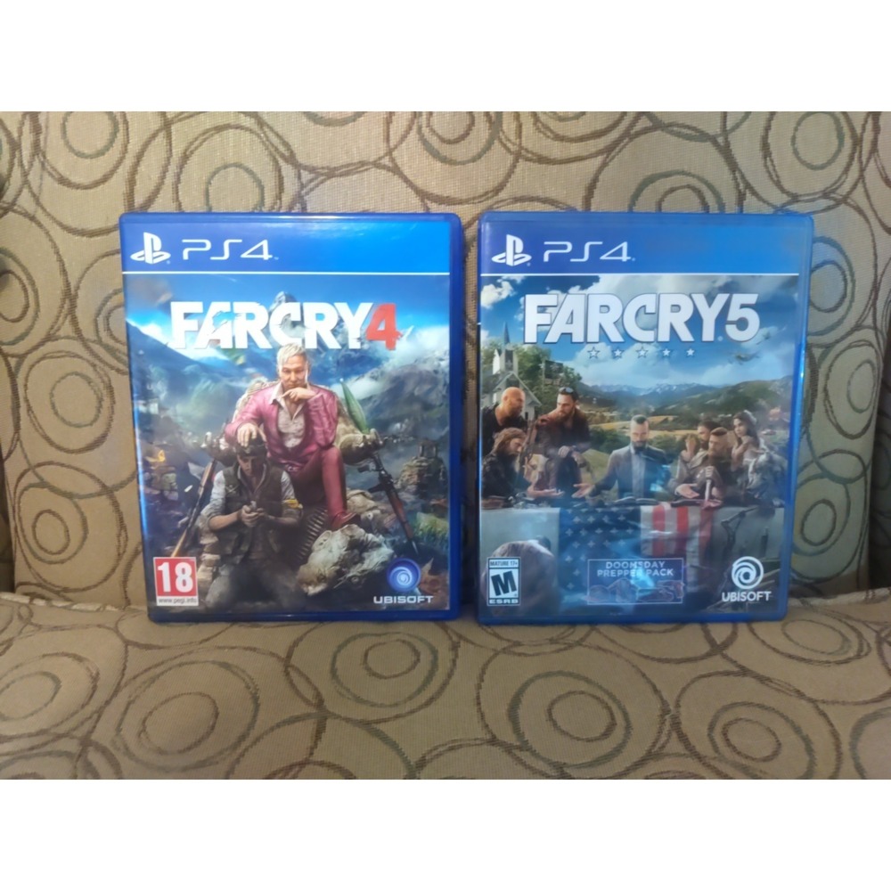 Far cry 4, Far Cry 5  Playstation 4 Ubisoft Game Bundle